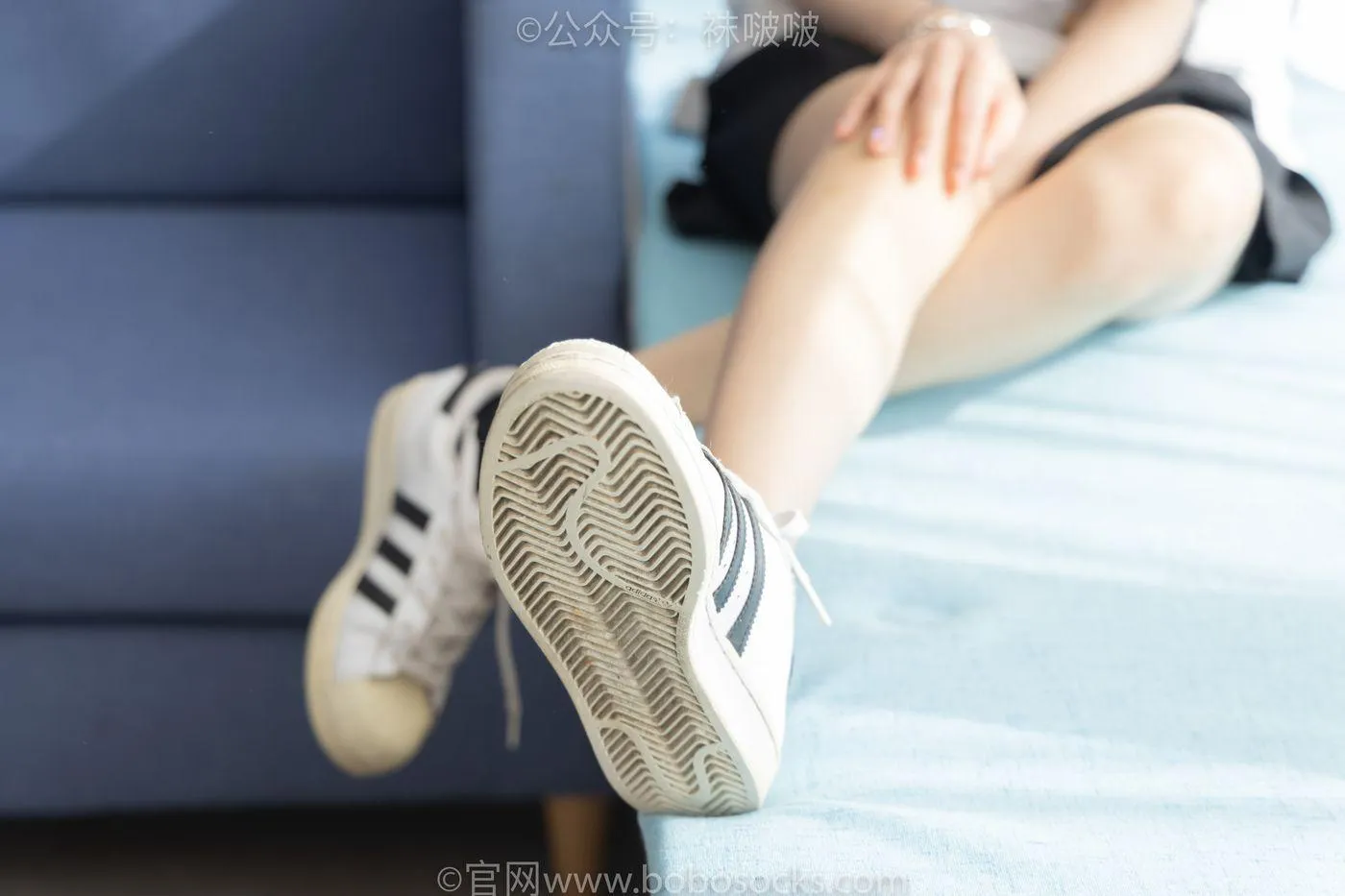 [BoBoSocks袜啵啵]NO.033 稚予-贝壳头、天鹅绒黑袜、天鹅绒白袜 [154P]插图